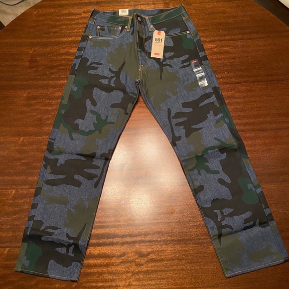 levi's 501 camouflage